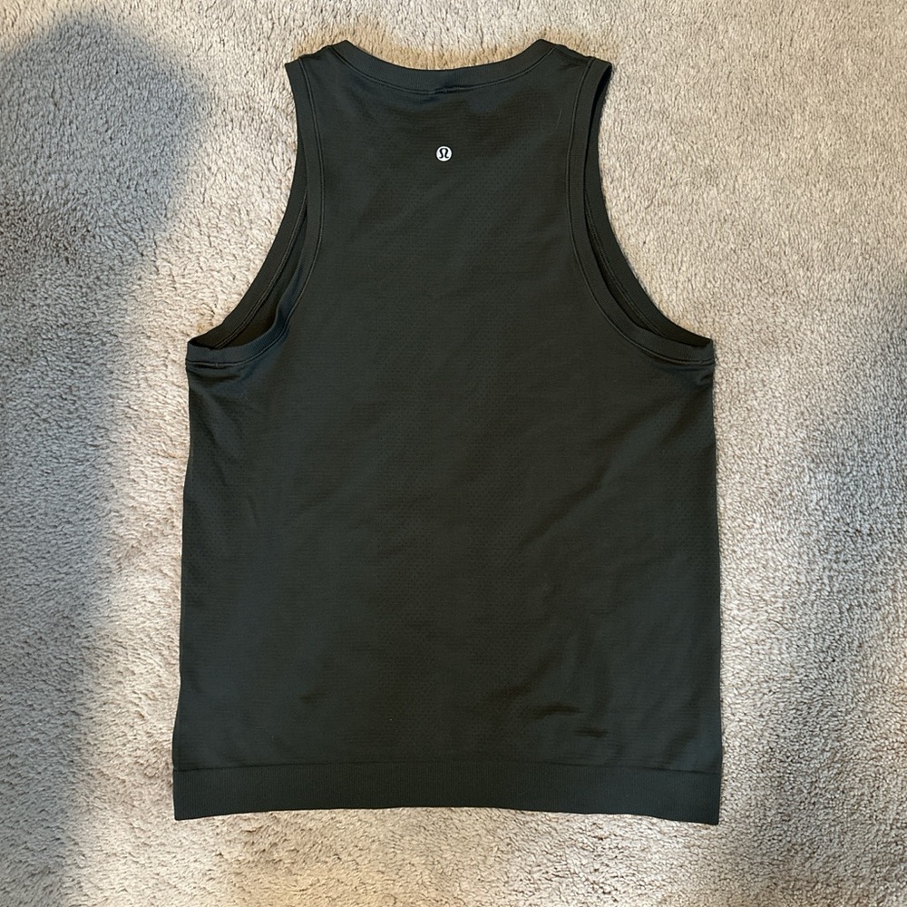 Lululemon Olive Green Muscle Tank